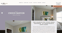 Desktop Screenshot of creedcanyon.com